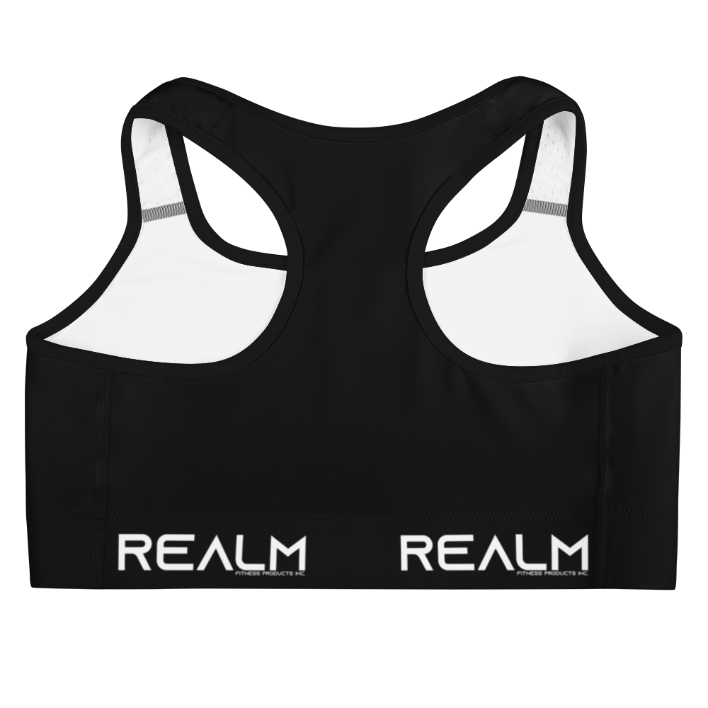 Sports Bra - Bulk Up Barbie (White on Black) - Image 2