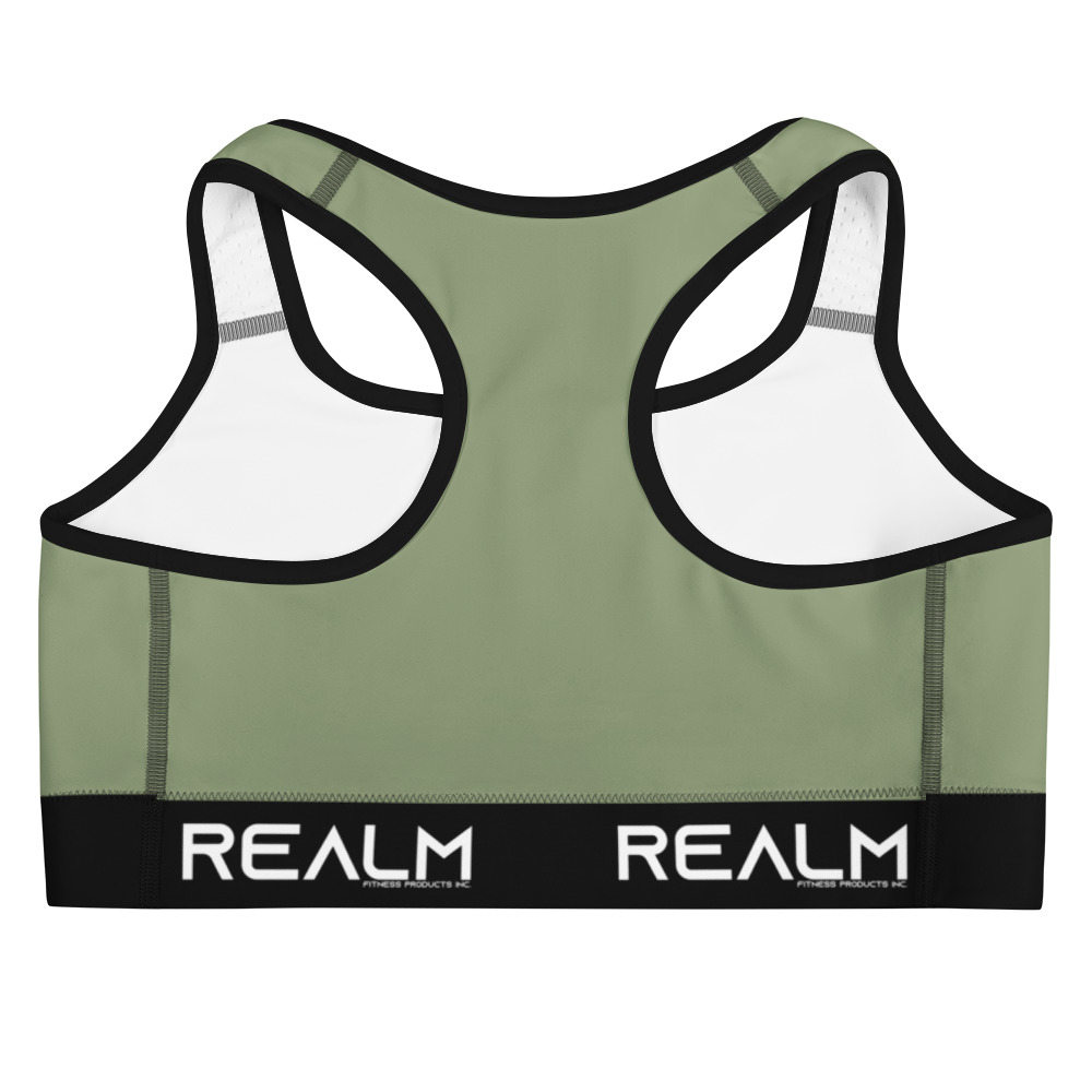 Sports Bra - Bulk Up Barbie - Sports Bra (White on Green) - Image 2